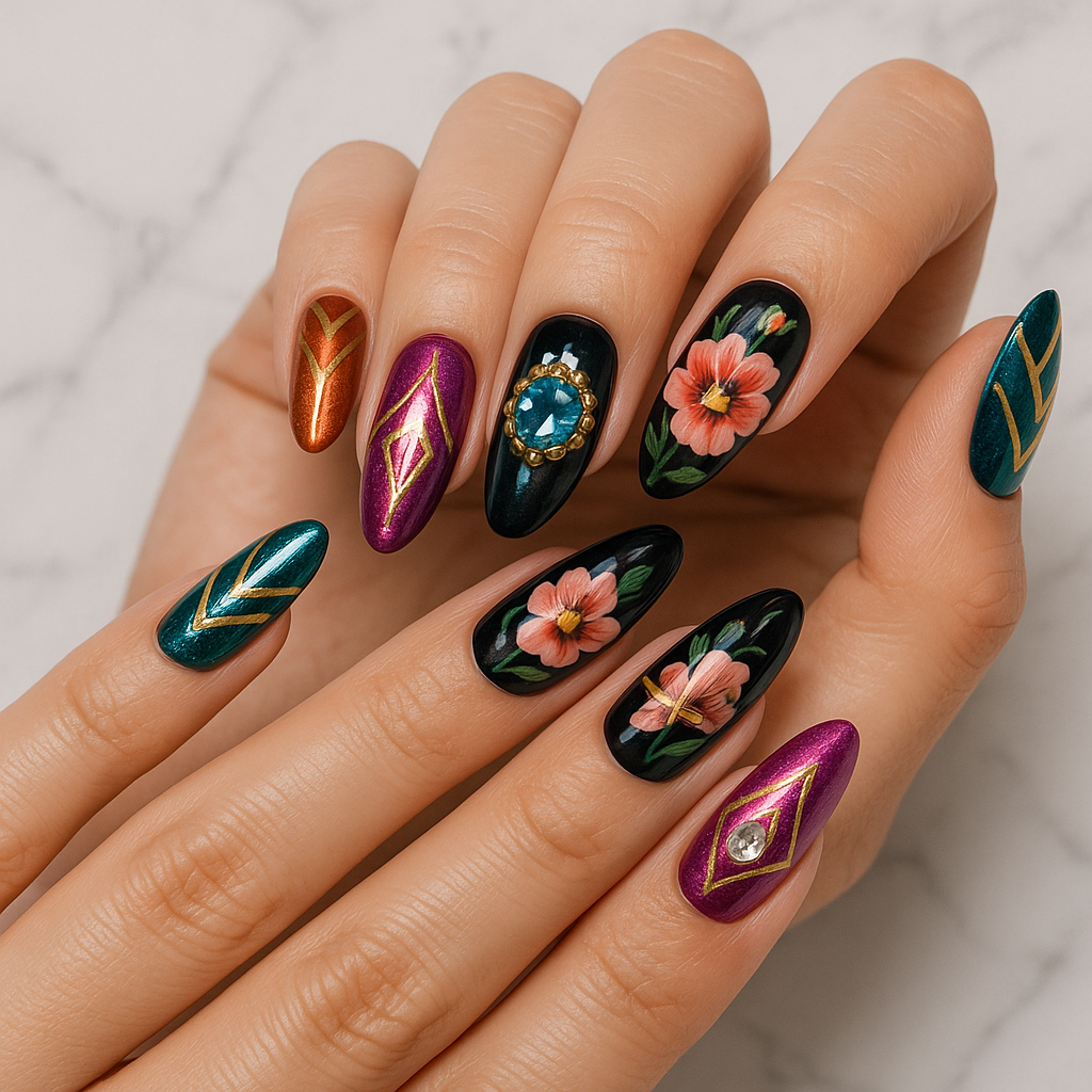 Trending Nail art designs in 2025